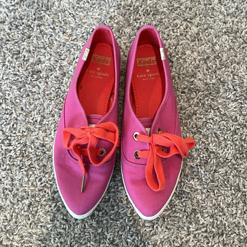 Keds x Kate Spade New York Hot Pink Sneakers - Picture 2 of 8